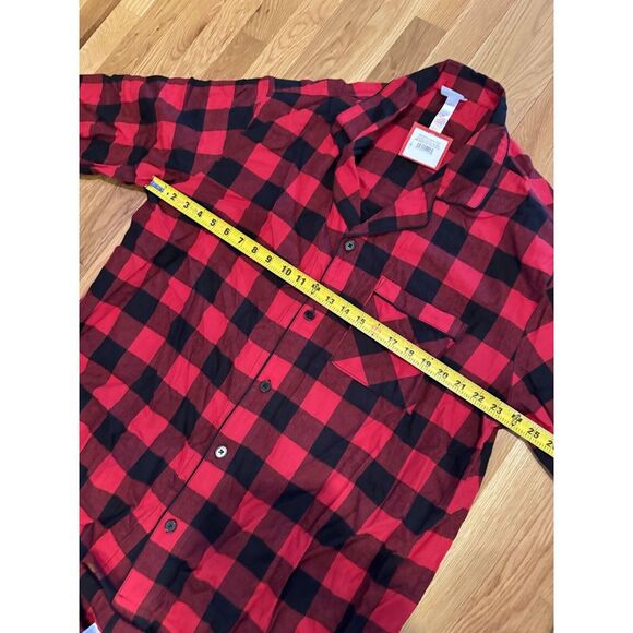 Men's Big & Tall Size 2XL Red Buffalo Check Flannel Pajama Set - Wondershop™ NEW - Picture 11 of 16